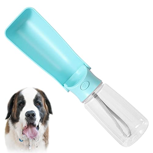 Tragbare Hunde-Wasserflasche | Welpenwasserflaschen zum Spazierengehen, tragbare Haustier-Wasserbehälter für Welpen, kleine und mittelgroße Hunde, Wasserspender für Hunde, Wassernapf, Hundezubehör von Keloc