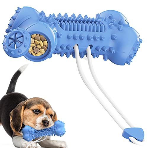 Unzerstörbares Hundespielzeug, Knochenförmige TPR-Stimme, Hundespielzeug, saubere Zähne – Hundespielzeug für kleine bis große mittelgroße aggressive Kauer Keloc von Keloc