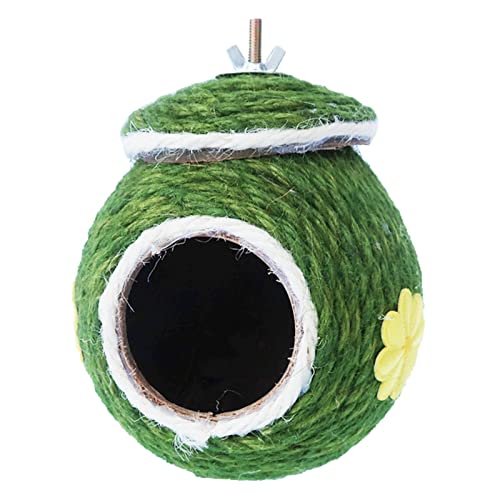 Vogel Kokosnuss, handgewebte natürliche Kokosnussschale Simulation Vogelhaus, Anti-Biss Vogelnest Haus Bett, Zucht Nisthaus für Vogel Papagei Wellensittich Sittich Lovebird Kanarienvogel Fink Keloc Vogel Kokosnuss, handgewebte natürliche Kokosnussschale Simulation Vogelhaus, Anti-Biss Vogelnest Haus Bett, Zucht Nisthaus für Vogel Papagei Wellensittich Sittich Lovebird Kanarienvogel Fink Keloc von Keloc