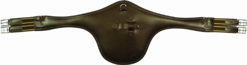 KenTaur Cassis Stollenschutzgurt aus Leder mit weicher Polsterung und optimaler Passform, Länge:140, Farbe:braun von KenTaur