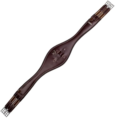 KenTaur Lederbauchgurt Monaco anatomisch, Farbe:braun, Größe:145 von KenTaur