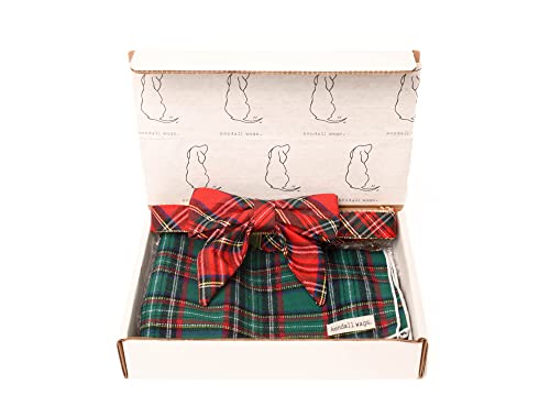 Weihnachtliches Hundehalstuch und Halsband-Set – Urlaub gemütlich rot und grün Flanell Plaid Haustier Bandana und Halsband mit Fliege Niedliches Hundezubehör für Herbst und Winter für große, Weihnachtliches Hundehalstuch und Halsband-Set – Urlaub gemütlich rot und grün Flanell Plaid Haustier Bandana und Halsband mit Fliege Niedliches Hundezubehör für Herbst und Winter für große, von Kendall Wags