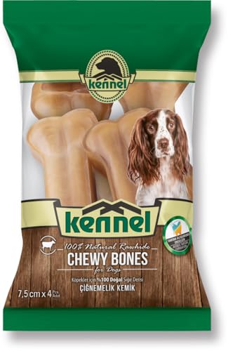 KENNEL - Kau - Knochen für Hunde - 7,5 cm - Rohleder - 100 Gramm KENNEL - Kau - Knochen für Hunde - 7,5 cm - Rohleder - 100 Gramm von Kennel