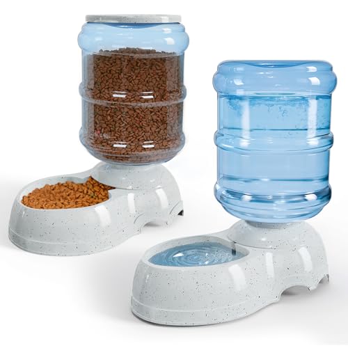 Kenond Automatischer Futterspender für Hunde, Schwerkraft-Haustierfutterspender, große Katzen- und Hunde-Wassernapf, 3 Gallonen Kenond Automatischer Futterspender für Hunde, Schwerkraft-Haustierfutterspender, große Katzen- und Hunde-Wassernapf, 3 Gallonen von Kenond