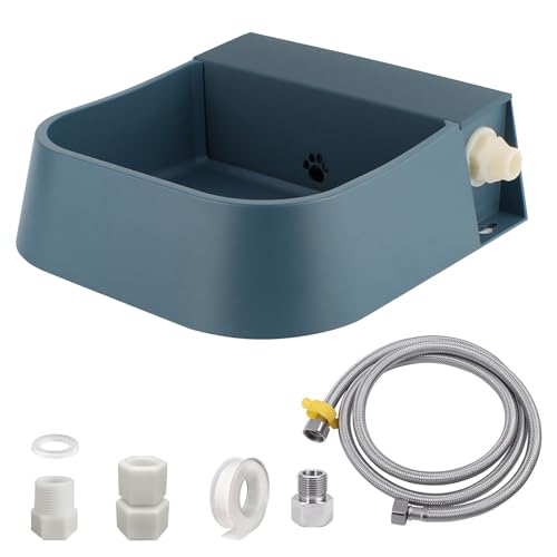 Kensbro 2L Tränkebecken Pferd, Pferdetränke - Automatische Wasserabgabe, Automatische Tränke für Rinder Schafe Hunde von Kensbro