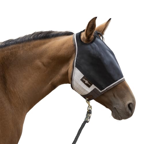 Kensington 90% UV Fliegenmaske CatchMask UViator - Ohne Ohren & Vorlock-Freiheit Webbesatz Größe: L-Durchschnittlich Farbe: 500 - Desert Sand von Kensington