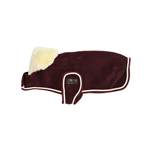 Kentucky Dogwear Heavy Fleece Hundemantel, Größe:S/M, Farbe:Bordeaux von Kentucky