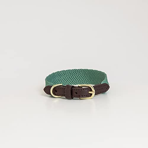 Kentucky Dogwear - Jacquard Hundehalsband - Olivgrün - Größe M - 50cm Kentucky Dogwear - Jacquard Hundehalsband - Olivgrün - Größe M - 50cm von Kentucky