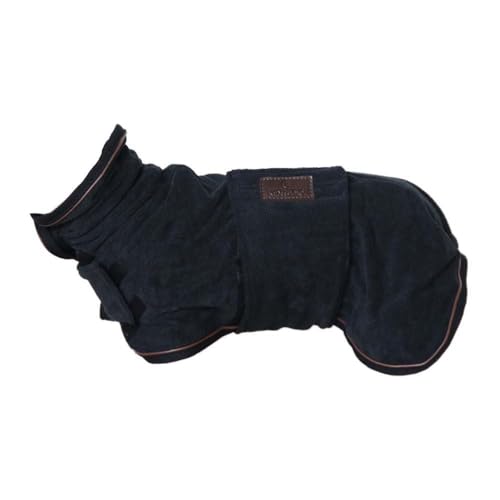 Kentucky - Hundemantel towel schwartz L 55cm-66cm von Kentucky