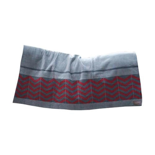 Kentucky - Schweißdecke - Schwere Fleece - Quadratisches Fischgrätenmuster Dunkelrot - 210x200 von Kentucky