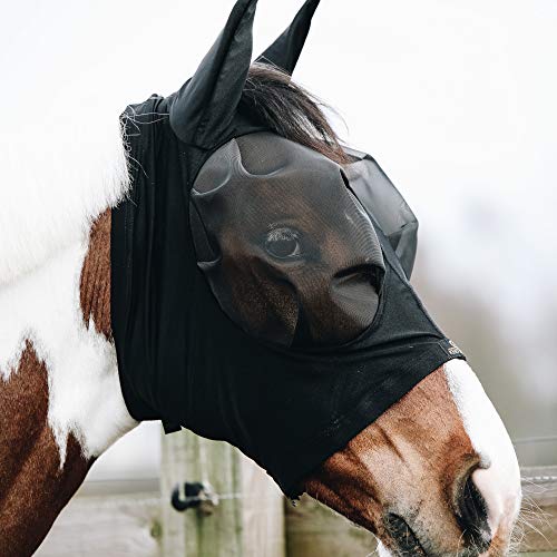 Kentucky Horsewear Fly Mask Slim Fit - Black von Kentucky