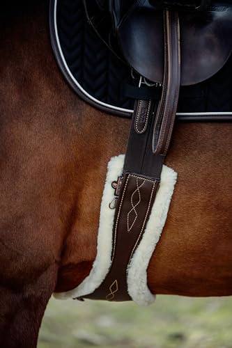 Kentucky Horsewear Langgurt anatomisch Fellimitat Elastik, Länge:135, Farbe Kentucky Horsewear:braun von Kentucky Horsewear
