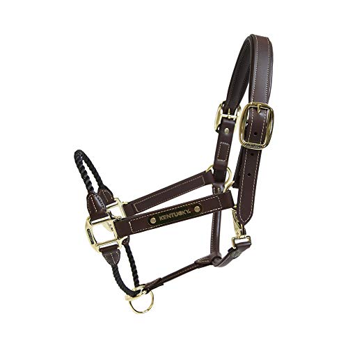 Kentucky Horsewear Leder Halfter Rope Größe: VB Farbe: braun von Kentucky Horsewear