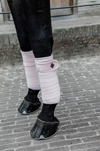 Kentucky Horsewear Polar Fleece Bandagen Velvet Pearls, Größe:Full, Farbe:Soft Rose von Kentucky