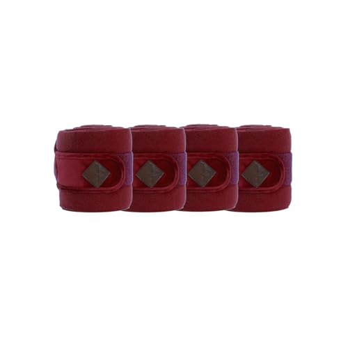 Kentucky - Polar Fleece-Decke Bandagen - Samt - Bordeaux von Kentucky