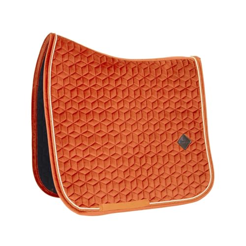 Kentucky Horsewear Samt Velvet Schabracke, Größe:DR, Farbe Kentucky Horsewear:orange von Kentucky