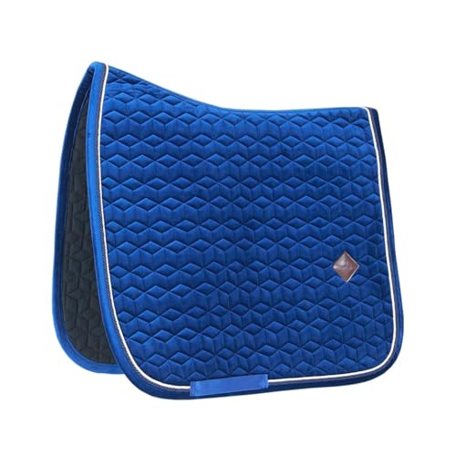 Kentucky Horsewear - Satteldecke - Schabracke - Basic Velvet - Dressur - Cob - Marine von Kentucky