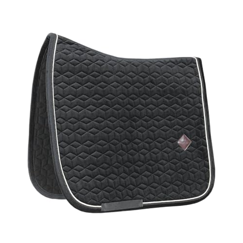Kentucky Horsewear - Schabracke - Satteldecke - Basic Velvet - Dressur - Cob - Schwarz von Kentucky