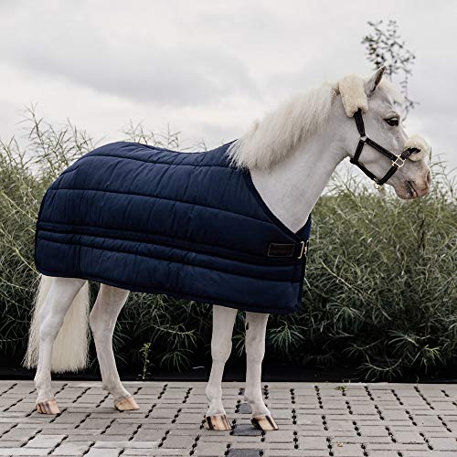 Kentucky Horsewear Tiny Skin Friendly Unterdecke Pony mit künstlichem Kaninchenfell 300g, Größe:80, Farbe:Navy von Kentucky Horsewear
