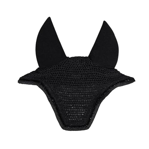 Kentucky Horsewear Wellington Glitter Soundless Fliegenohren, Größe:WB, Farbe:schwarz von Kentucky Horsewear