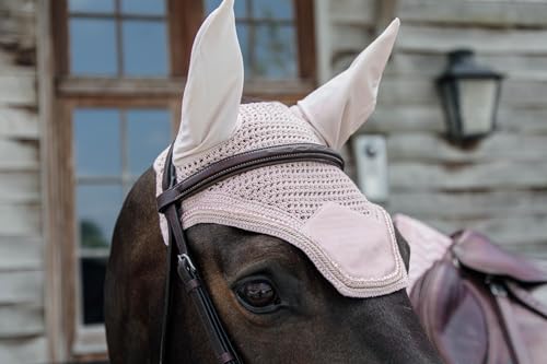 Kentucky Horsewear Wellington Velvet Pearls Fliegenhaube, Größe:Full, Farbe Kentucky Horsewear:Soft Rose von Kentucky Horsewear