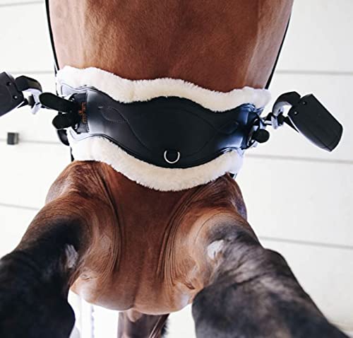 Kentucky Kurzgurt Fellimitat anatomisch Elastik Größe: 60 Farbe: schwarz von Kentucky Horsewear