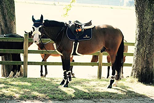 Kentucky Vorderzeugschoner LAMMFELL Größe 60cm, Farbe schwarz von Kentucky Horsewear