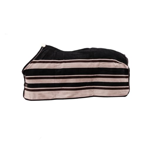 Kentucky - Fleece Decke - Streifen Braun/Beige - 155/205 von Kentucky