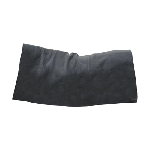 Fleecedecke Square Heavy schwarz 140x160cm von Kentucky