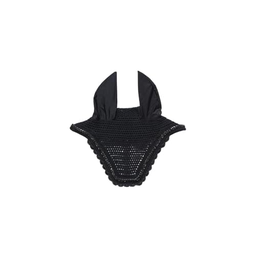 Kentucky Horsewear - Wellington Fliegenmütze - Stone & Pearl - Schwarz - Für Pferde von Kentucky