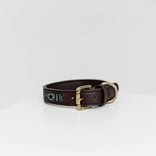 Kentucky Dogwear - Hundehalsband - Handgeknüpfte Perlen - Silber - Größe S - 42cm von Kentucky