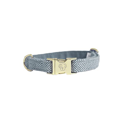Kentucky Dogwear - Hundehalsband - Wolle - Hellblau - Größe L - 42-68cm von Kentucky