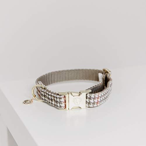 Kentucky Dogwear - Hundehalsband Pied De Poule - Beige - Größe L - 42-68cm Kentucky Dogwear - Hundehalsband Pied De Poule - Beige - Größe L - 42-68cm von Kentucky