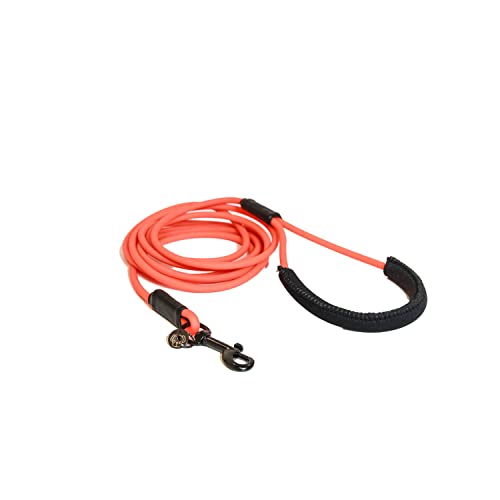 Kentucky Dogwear - Hundeleine - Schlafleine aus weichem Gummi - Orange - 500cm Kentucky Dogwear - Hundeleine - Schlafleine aus weichem Gummi - Orange - 500cm von Kentucky
