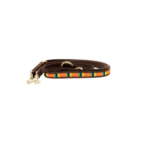 Kentucky Dogwear handgemachte Hundeleine Pearls, Länge:230cm, Farbe:Mix orange Kentucky Dogwear handgemachte Hundeleine Pearls, Länge:230cm, Farbe:Mix orange von Kentucky