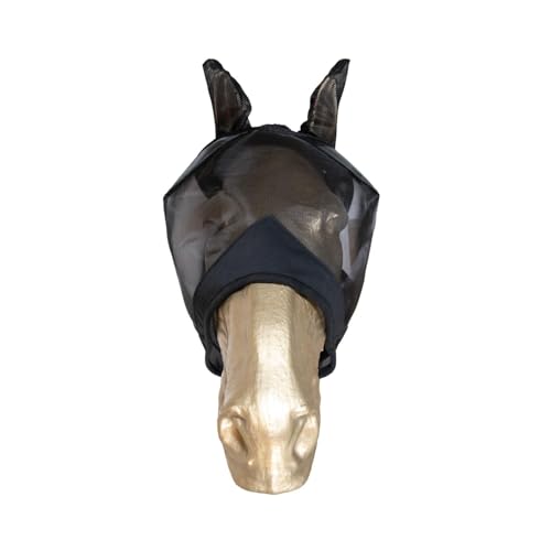 Kentucky Horsewear - Fliegenmaske - Klassisch mit Ohren - Schwarz - Fliegenmaske Full von Kentucky