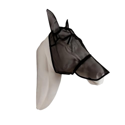 Kentucky - Fliegenmaske Classic mit Ohren und Nase schwarz Full von Kentucky