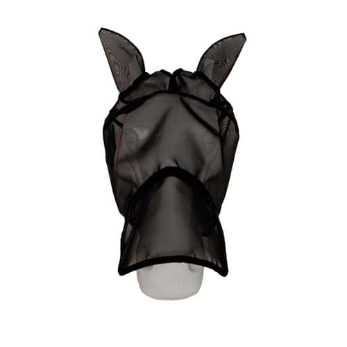 Kentucky - Fliegenmaske Classic mit Ohren und Nase schwarz cob von Kentucky