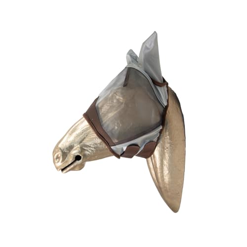 Kentucky Horsewear - Fliegenmaske - Classic mit Ohren - Silber - Fliegenmaske Full von Kentucky
