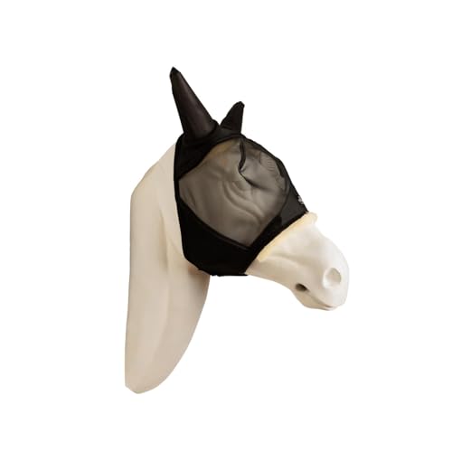 Kentucky - Fliegenmaske Skin Friendly mit Ohren schwarz Full von Kentucky