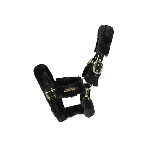 Kentucky Horsewear - Halfter - Transporthalfter - Wolle/Fell - Schwarz - Full von Kentucky
