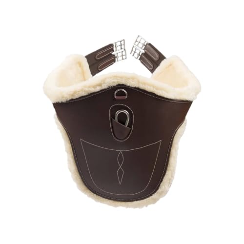Kentucky Horsewear - Sattelgurt - Bauchlatz Sattelgurt Wolle/Fell braun 135 cm von Kentucky