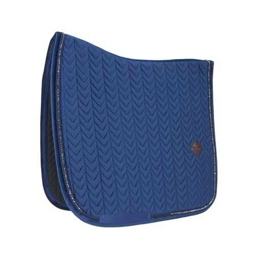 Kentucky Satteldecke - Pearls Dunkelblau Samt - Satteldecke Dressur von Kentucky