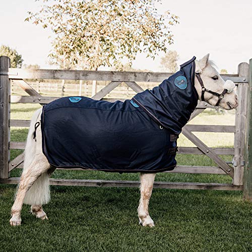Kentucky Kentucky Horsewear Tiny Magnetic Rug Recuptex Ponydecke, Stalldecke, Pony (80), Marine, Polyester-Mischung von Kentucky