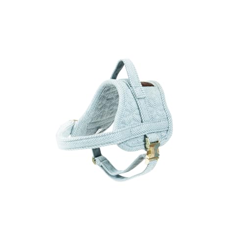 Kentucky - Safe Body Hundegeschirr - Wolle - Hellblau - Größe - Größe XL - 71-96cm von Kentucky