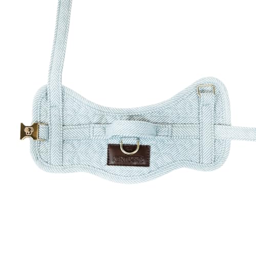 Kentucky - Safe Body Hundegeschirr - Wolle - Hellblau - Größe - Größe XS - 40-53cm von Kentucky