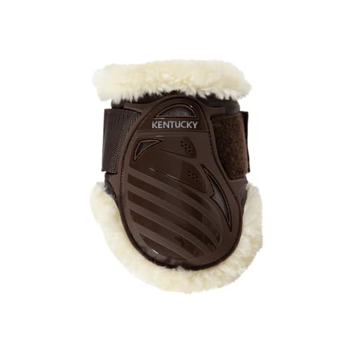 Kentucky - Vegan Sheepskin Young Horse Fetlock Boots braun XS von Kentucky