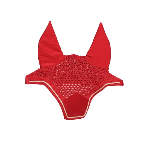 Kentucky Wellington Ohrhaube Samt - Rot - Größe Pony von Kentucky