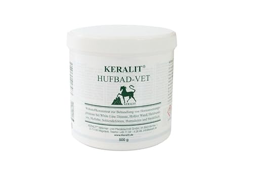 Keralit Hufbad-Vet - zur Behandlung der Hufe bei Pferden - 500 g von Keralit