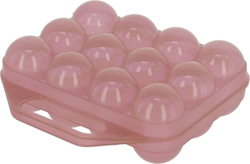Kerbl Hobbyfarming Eier Aufbewahrung aus Kunststoff für 12 Eier, Rose von Kerbl Hobbyfarming